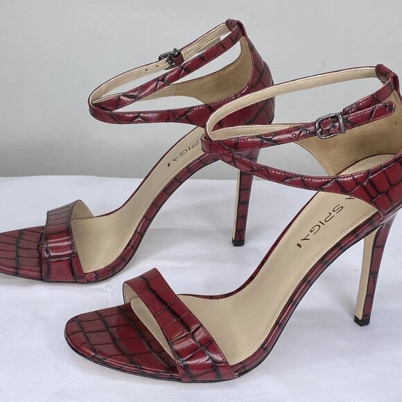 Via Spiga Women’s Tiara Strappy Stiletto Sandals – Red Brick – Size 9.5 – - Picture 6 of 8
